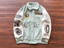 Jaqueta Louis Vuitton Leather and Wool Varsity - Encomenda