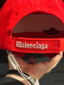 Boné Balenciaga Vermelho Aba Curva Soccer Cap - Pronta Entrega