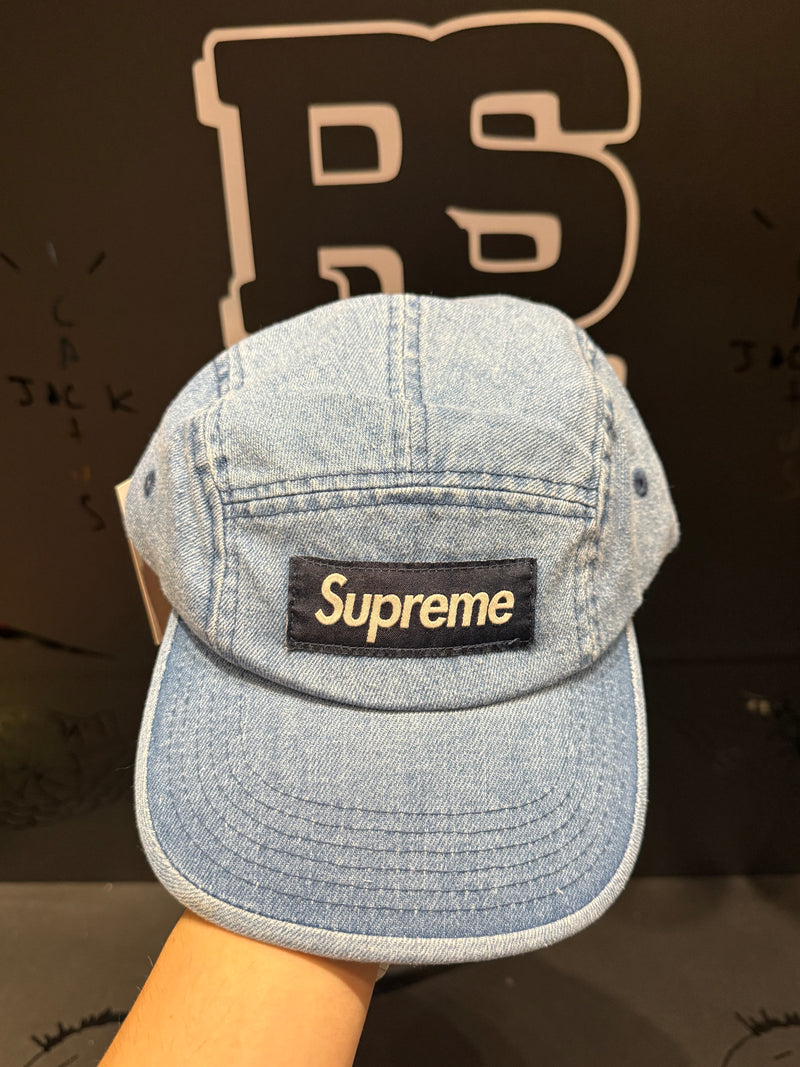 Boné Supreme Washed Chino Twill Camp  - Pronta Entrega