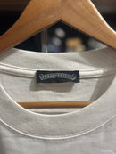 Camiseta Chrome Hearts Branca/Cinza Logo Brilhante - Pronta Entregar