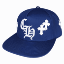 Boné Chrome Hearts Cross Patch Azul - Encomenda