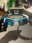 Óculos Oakley Flak 2.0 White Blue Beta Lente Azul - Pronta Entrega