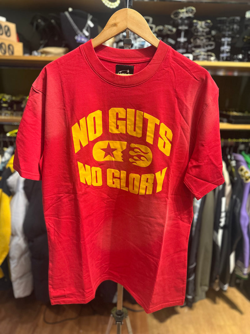 Camiseta Hellstar “No Guts No Glory” Vermelha - Pronta Entrega