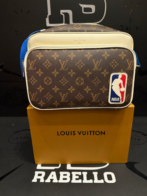 Bolsa Louis Vuitton 2020 LV X NBA WHITE BROWN MONOGRAM NIL MESSENGER BAG - Pronta Entrega