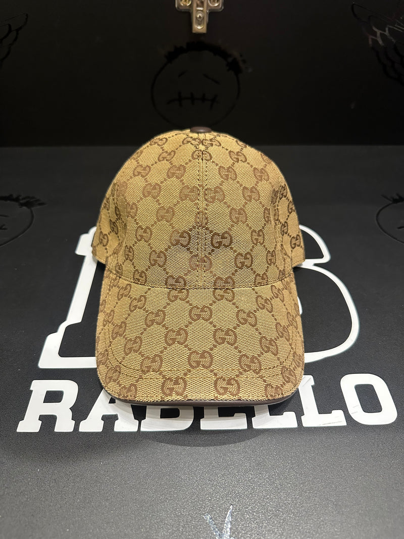 Boné Gucci Gold Aba Curva - Pronta Entrega