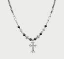 Colar Chrome Hearts Vintage Y2K Prata - Pronta Entrega