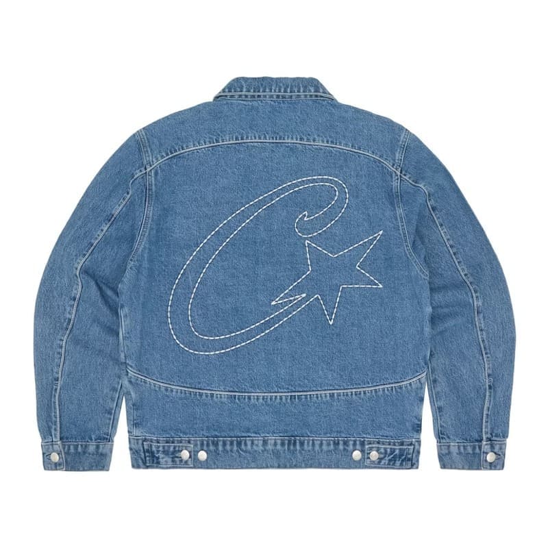 パンツ30 Corteiz 東京 denim trucker jacket Jaqueta Corteiz C-Star Denim Trucker - Encomenda