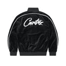 Jaqueta Corteiz Allstarz VVS Velour Black - Encomenda