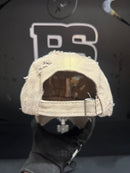 Boné Aba Curva Chrome Hearts Triple Cruz Bege - Pronta Entrega