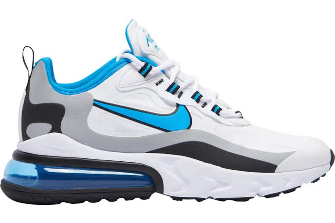 Nike Air Max 270 React White Sky Blue - Encomenda