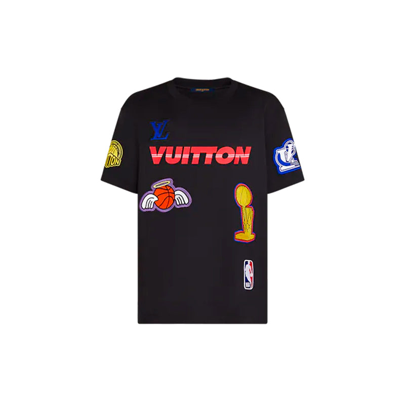 Camiseta Louis Vuitton x NBA Crossover Round Neck Printing - Encomenda