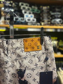 Calça Louis Vuitton Monogram Denim Jeans - Pronta Entregae