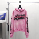 Moletom Hellstar Brainwashed Without Brain Pink - Encomenda
