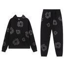 Conjunto Moletom Denim Tears Black Gray - Pronta Entrega