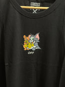 Camisa Off-White Tom & Jerry Black/Yellow - Pronta Entrega