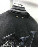 Jaqueta Varsity Louis Vuitton Black - Encomenda