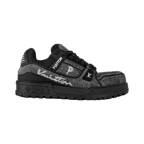Louis Vuitton Black Crystal 'LV Trainer Maxi' - Encomenda