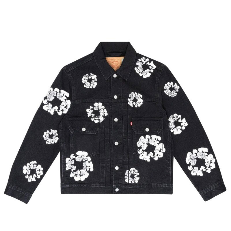 Jaqueta Denim Tears x Levi's Black - Encomenda