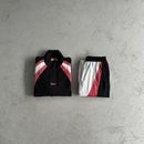 Conjunto Corteiz Vertigo Shuku Black/Red - Encomenda