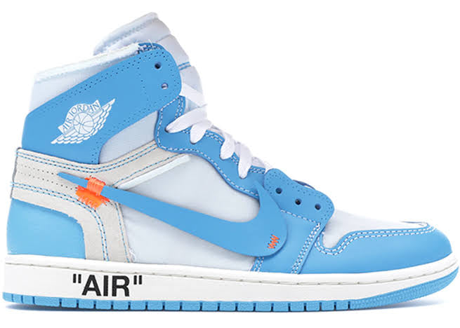 Jordan 1 Retro High Off-White University Blue - Encomenda