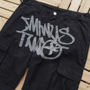 Calça Minus Two Cargo Preto/Cinza - Encomenda
