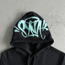 Conjunto Synaworld Logo Preto/Azul - Encomenda