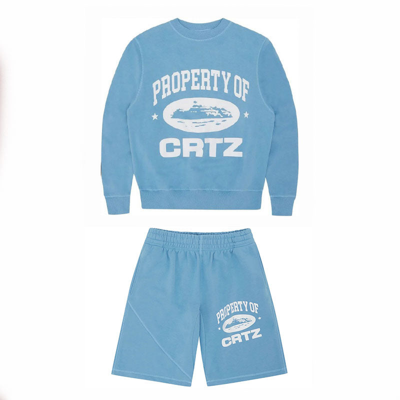 Conjunto Corteiz P.O.C Baby Blue - Encomenda