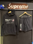 Conjunto Trapstar Moletom Blusa + Short Black/Pink - Pronta Entrega
