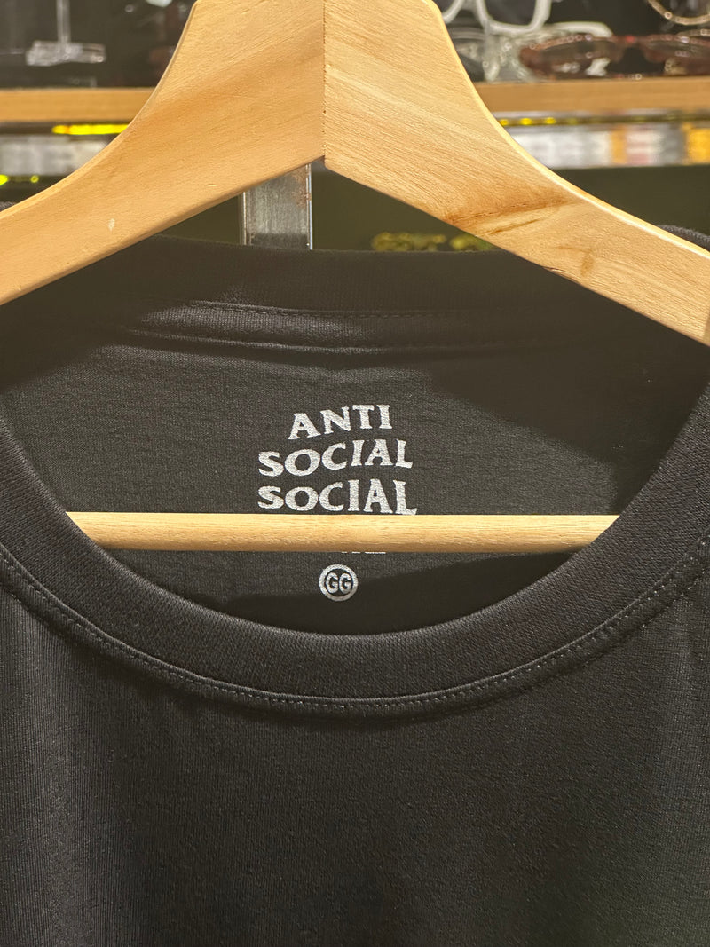 Camisa Anti Social Social Club Preta Monkey - Pronta Entrega