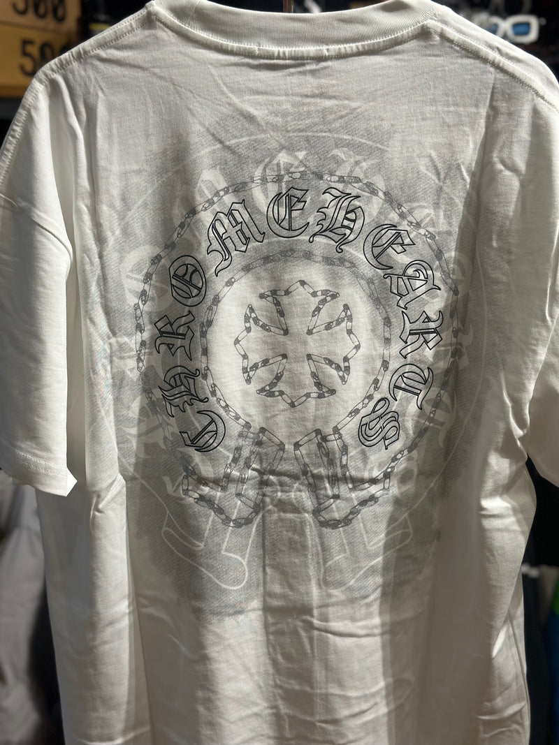 Camiseta Chrome Hearts Big Logo Branca - Pronta Entrega