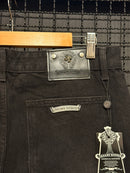 Calça Jeans Preta Chrome Hearts Patch Carpenter - Pronta Entrega