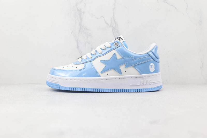 Bape Sta Patent Leather Blue White - Encomenda