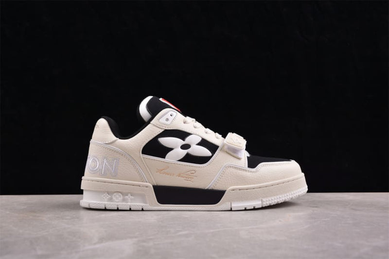 Louis Vuitton Trainer Black White Cream - Encomenda