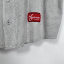 Camiseta Supreme Ultrasuede Mesh Baseball Cinza - ENCOMENDA