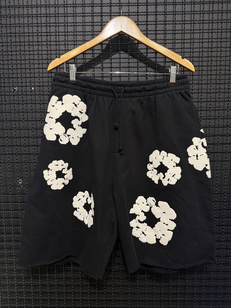 Short Denim Tears Bermuda The Cotton Wreath Black - Pronta Entrega