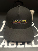 Boné Aba Curva Lacoste Preto Logo Line - Pronta Entrega
