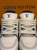 Tênis Louis Vuitton LV Trainer White Marine - Pronta Entrega
