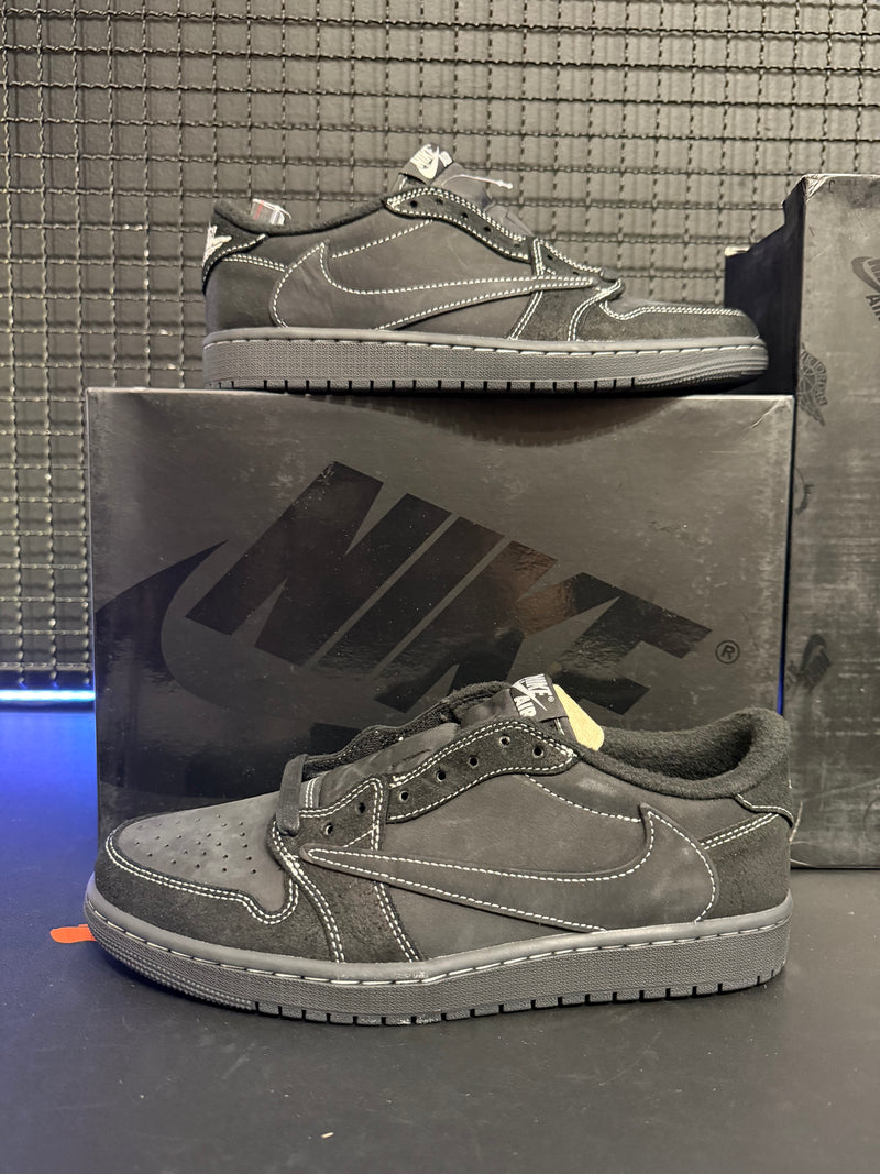 Tênis Travis Scott x Air Jordan 1 Low OG Black Phantom - Pronta Entrega