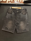 Short Jeans Purple Brand Brilliant Lights - Pronta Entrega