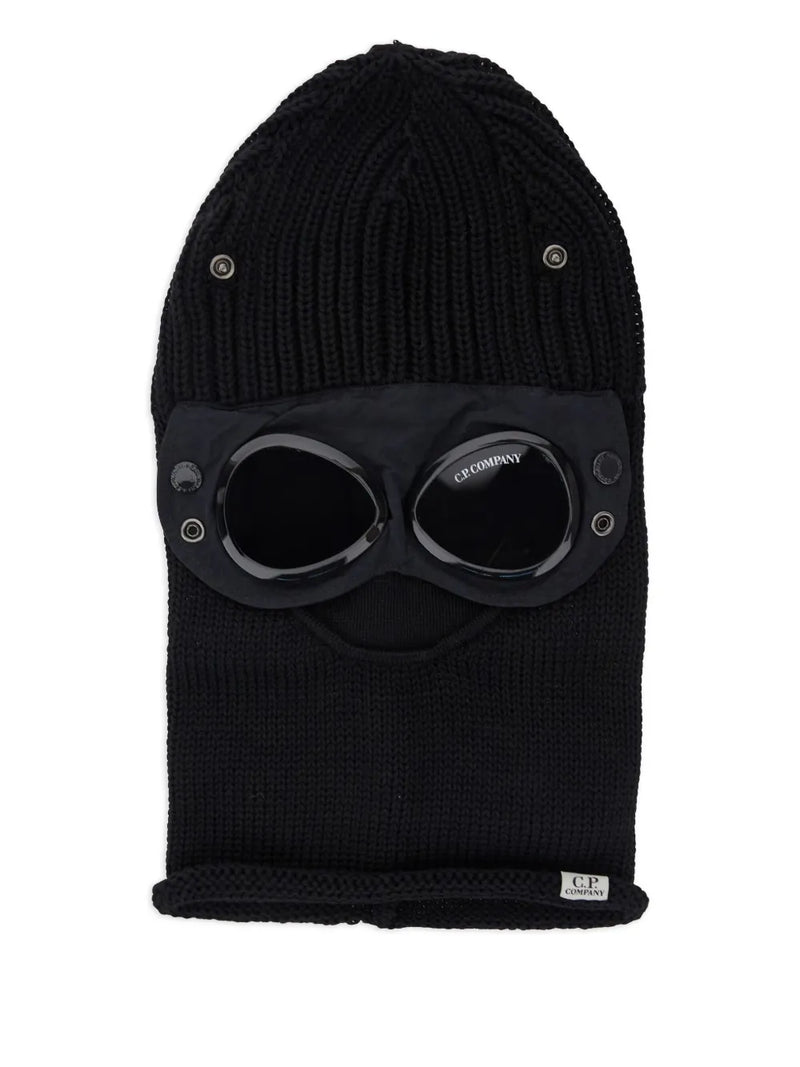 Touca C.P. Company Balaclava De Tricô Com Detalhe De Óculos - PRONTA ENTREGA