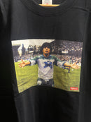 Camiseta SUPREME Maradona Preta - Pronta Entrega