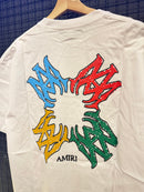 Camiseta Amiri Kids Branca - Pronta Entrega