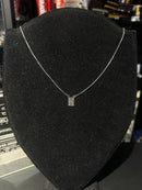 Corrente Veneziana Prata Escapulário “Pela Graça Sois Salvos” 35 CM - Pronta Entrega