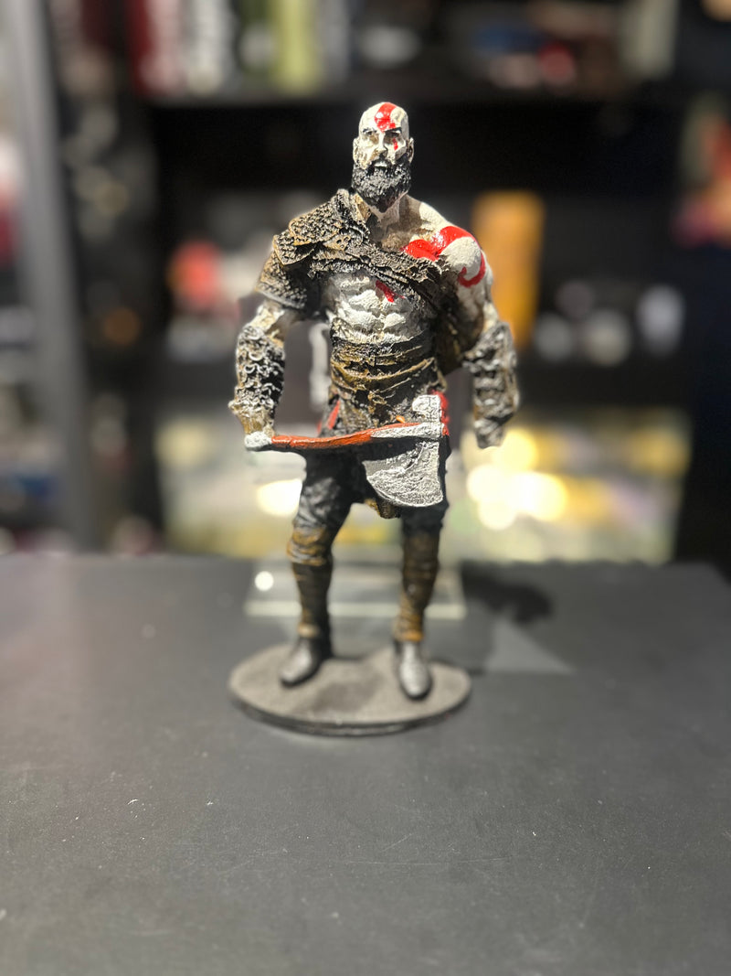 Boneco de Resina God Of War 4 Kratos 22cm Resina - Pronta Entrega