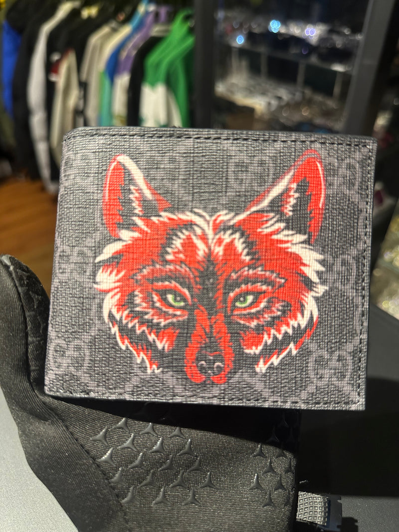 Carteira Gucci Red Fox Preta - Pronta Entrega