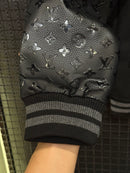 Jaqueta Varsity Louis Vuitton Black - Pronta Entrega