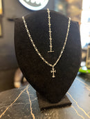 Kit Chrome Hearts Colar e Pulseira Aço inoxidável - Pronta entrega