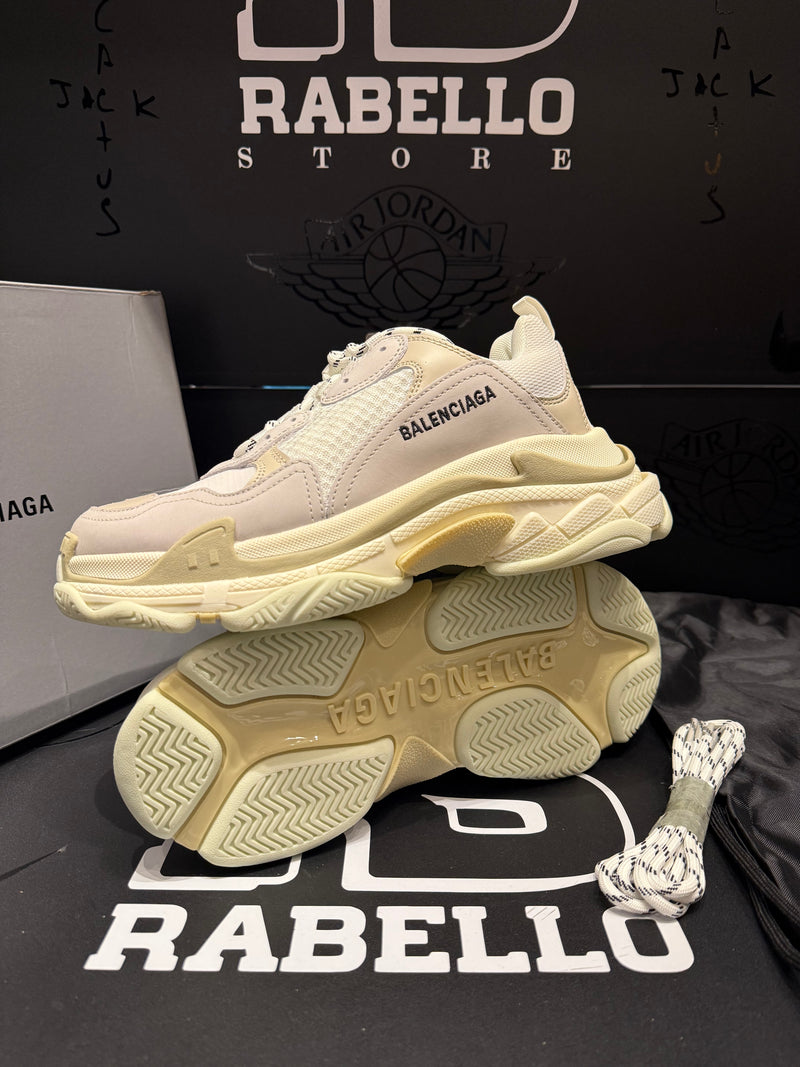 Tênis Balenciaga Triple S Beige White - Pronta Entrega