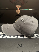 Boné Aba Curva Chrome Hearts Logo Cruz Preto - Pronta Entrega