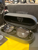 Óculos Chrome Hearts Armação Preto Prata - Pronta Entrega